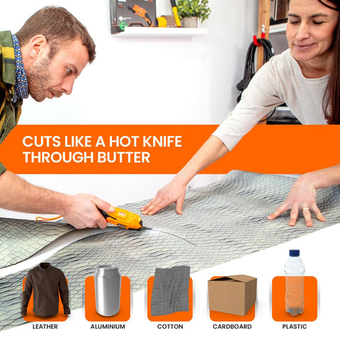 Antive LED-lit blades improve visibility for precise trimming.