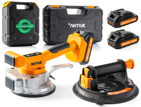 Antive Tile Vibration Tool Pro Set with 5.7-inch suction tool for secure tile lifts