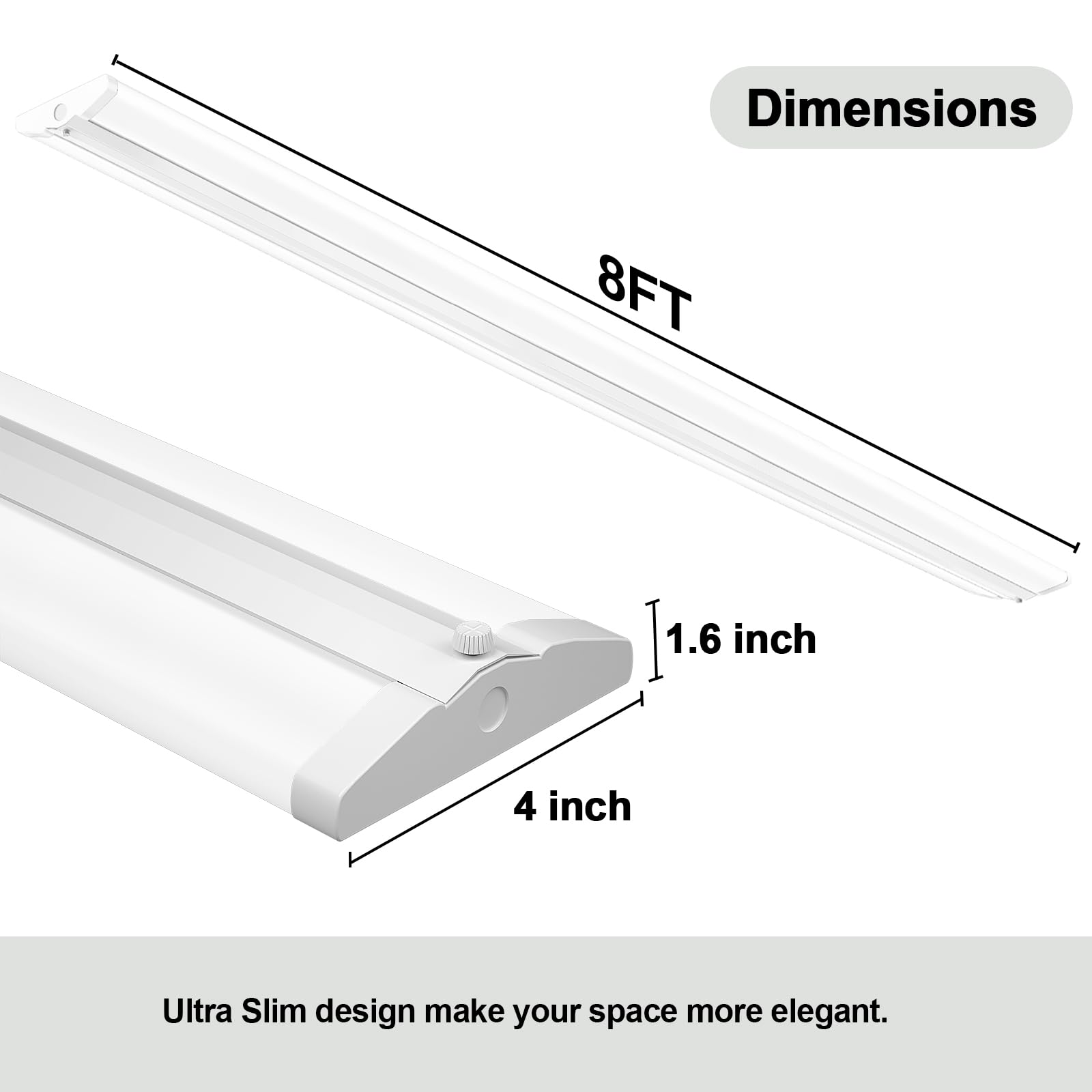 ANTLUX 110W 8ft wraparound 2-pack ready-to-install for quick setup.