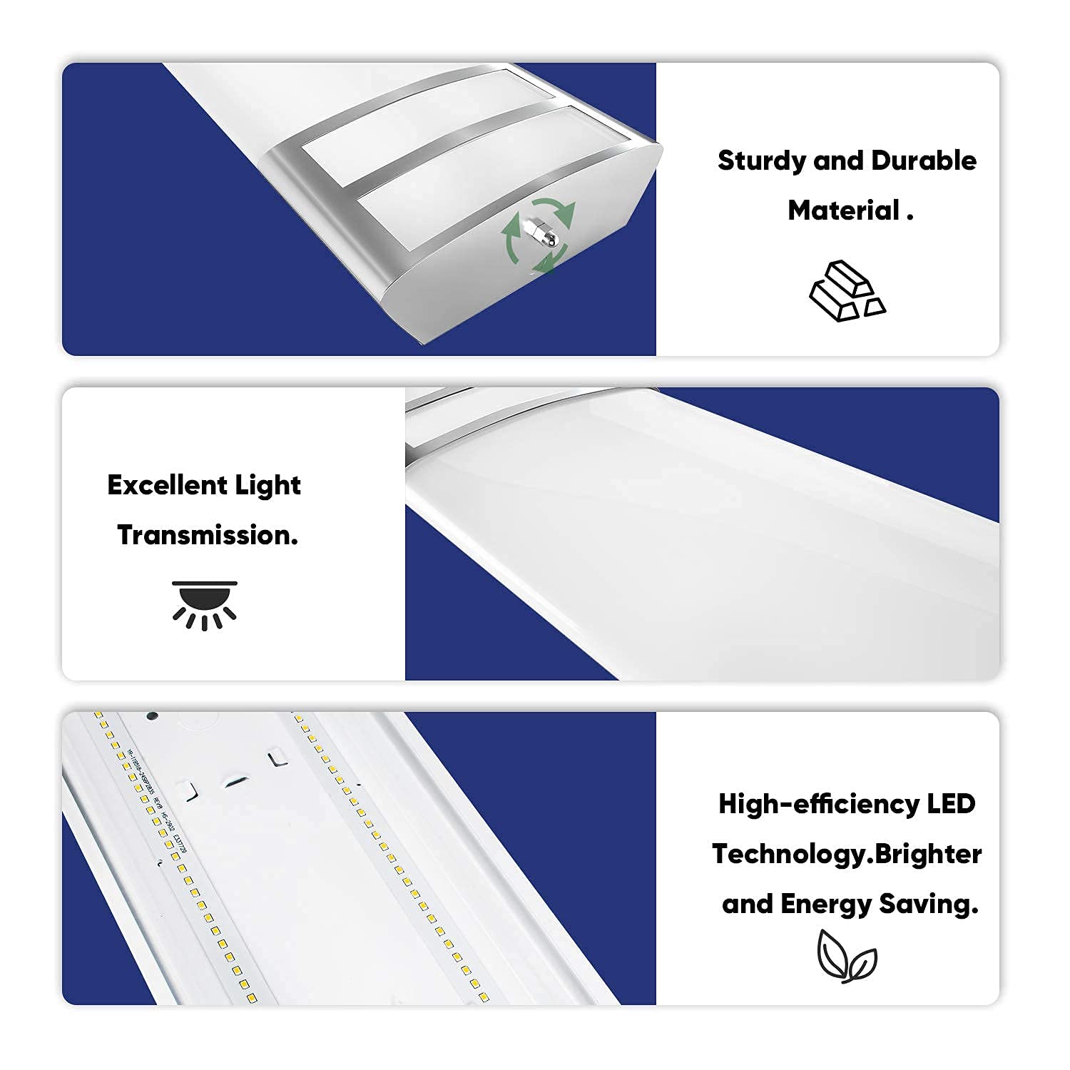 ANTLux 2-pack kitchen light installation-ready with hardware for quick ceiling mounting