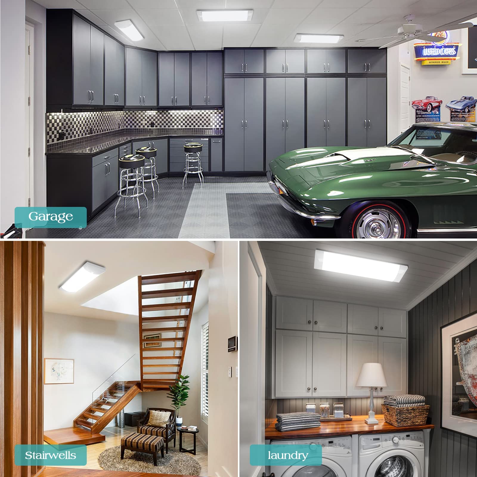 ANTLUX 4000K neutral white light for bright true-color workspaces in garages and basements