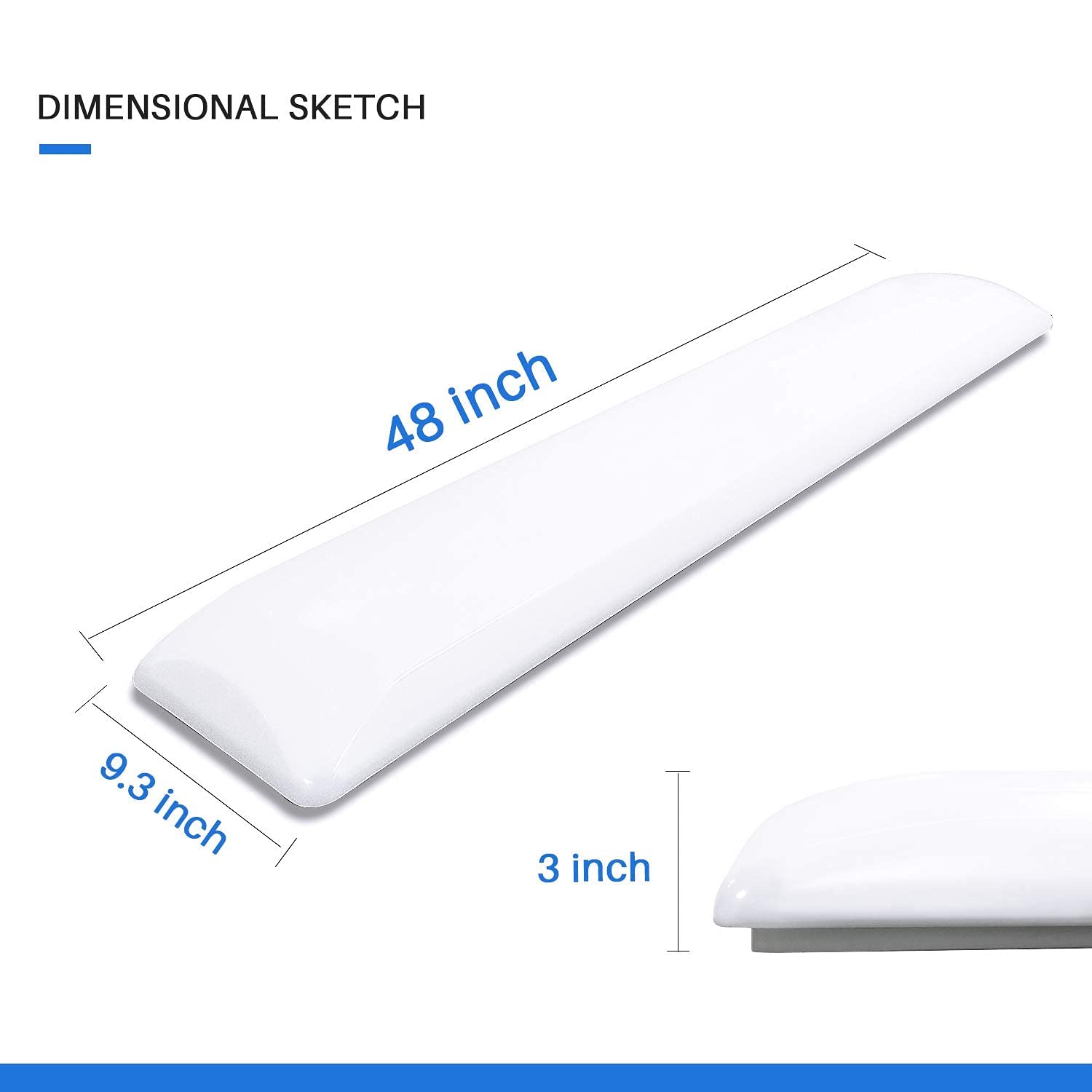 ANTLUX 4FT LED Puff Light long-lasting maintenance-free fixture.