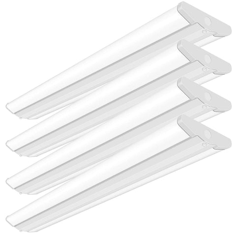 AntLux 4ft LED wraparound light close-up diffusion panel provides glare-free illumination.