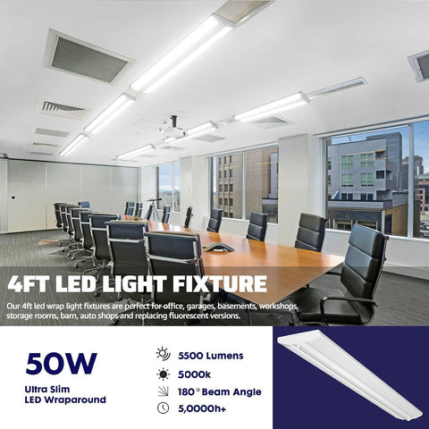 ANTLUX 4FT LED wraparound light with dual strips for even coverage.