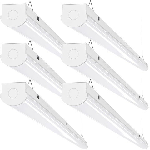 ANTLUX 8FT LED shop light illuminated for bright, even coverage.