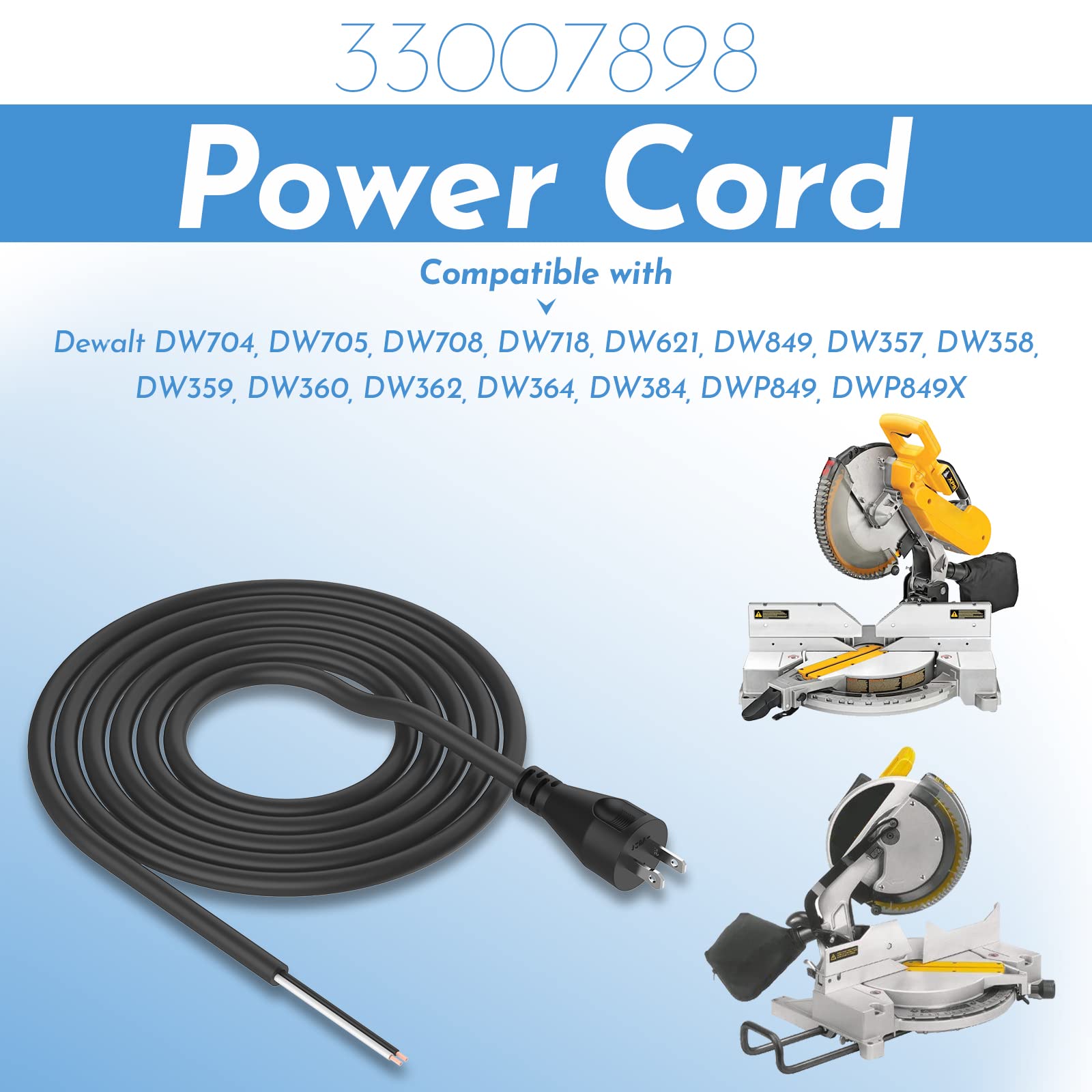 ANTOBLE DEWALT compatibility list image showing supported models.