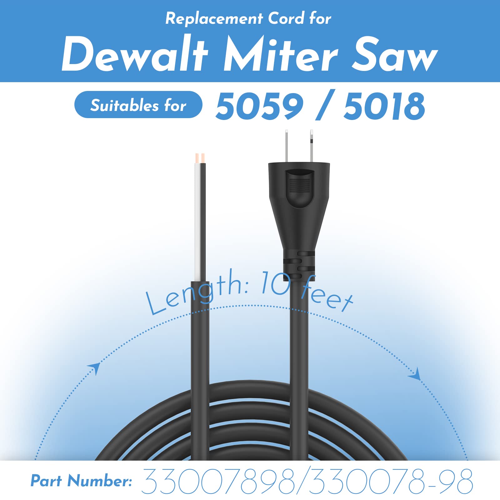ANTOBLE durable power cord material close-up for long-lasting performance.