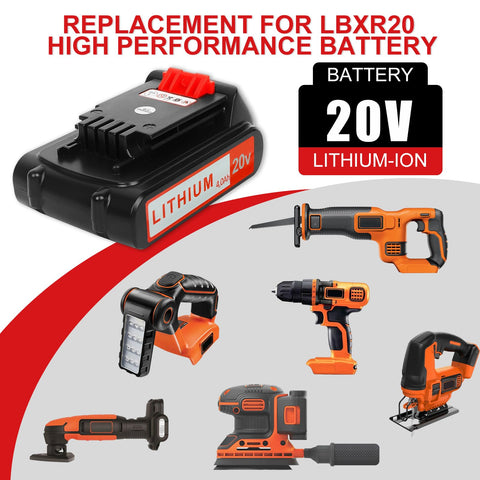 ANTOOLOCKER 20V battery packaging and 1-year warranty for confidence.