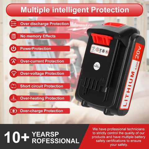 ANTOOLOCKER 20V battery ROHS/CE/FCC tested for reliable performance.