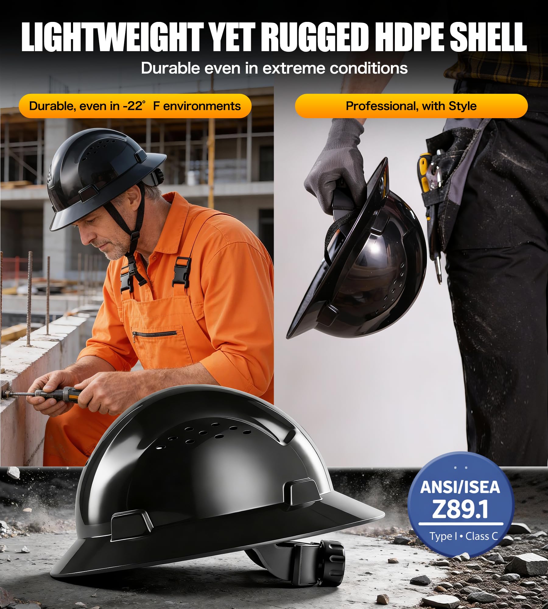 AnTools helmet accessories compatibility with earmuffs and shields for versatility.