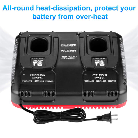 ANTRobut dual port charger delivers 2A per port.