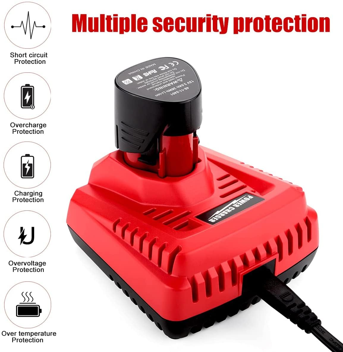 ANTRobut M12 battery with overcharge protection for durability