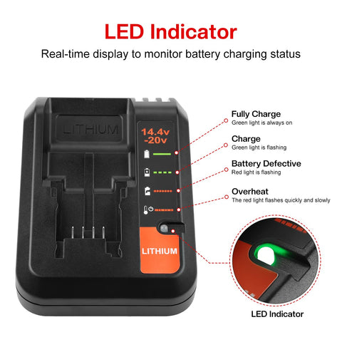 ANTRobut PCC692L charger with LED indicator for smart charging