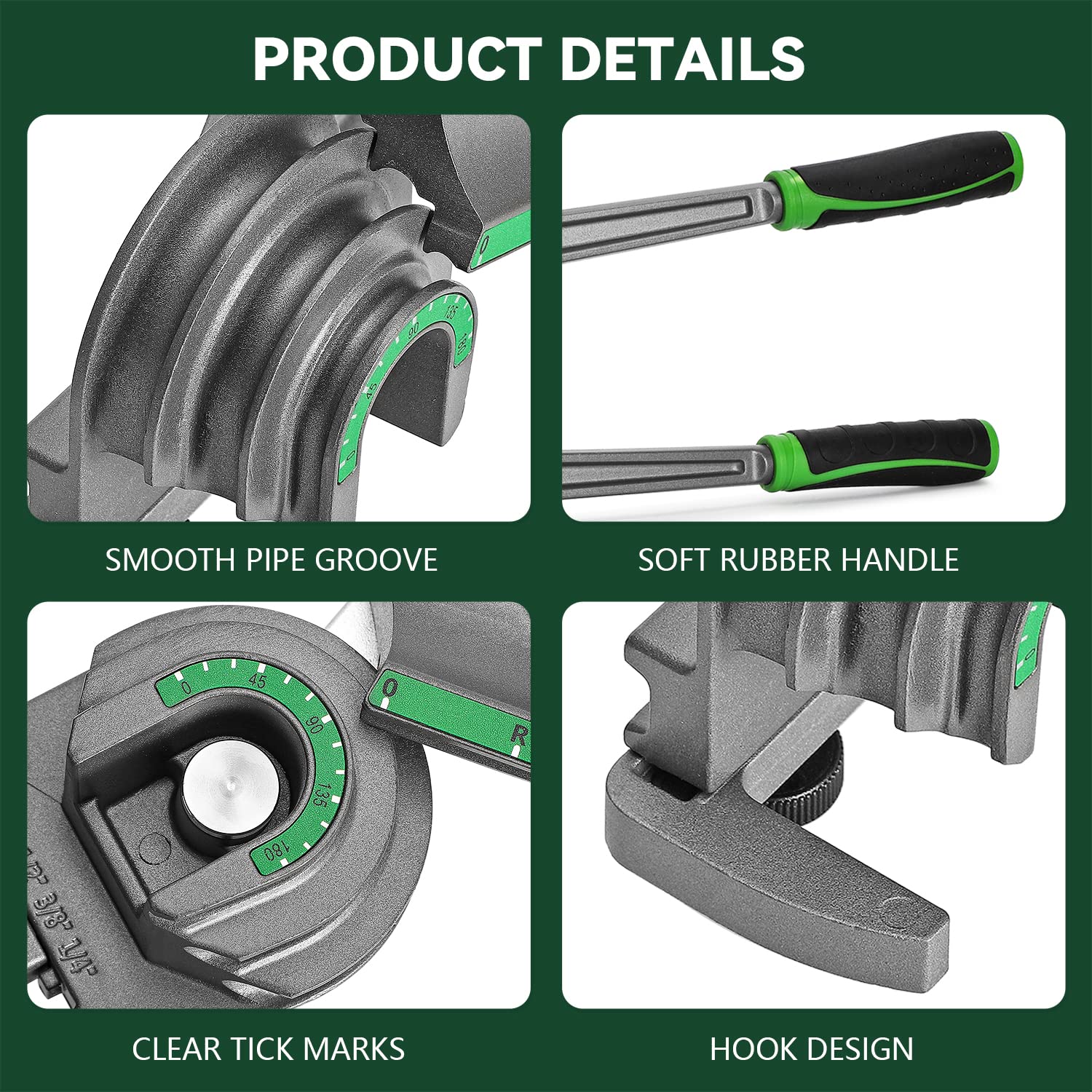Antstone 3-in-1 bender for 1/2 inch tubing ensures reliable bends in tight spaces.