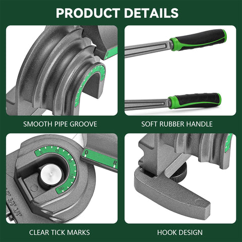 Antstone 3-in-1 bender for 1/2 inch tubing ensures reliable bends in tight spaces.