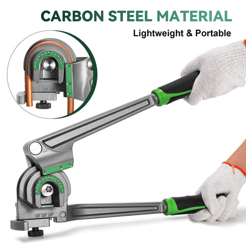 Antstone soft rubber handle enhances grip during extended bending tasks.