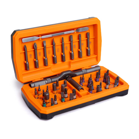 ANVANNA T-handle ratcheting screwdriver enables precise turns in tight spaces
