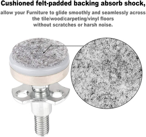 Anwenk 3/8-16 thread insert detail with adjustable height.