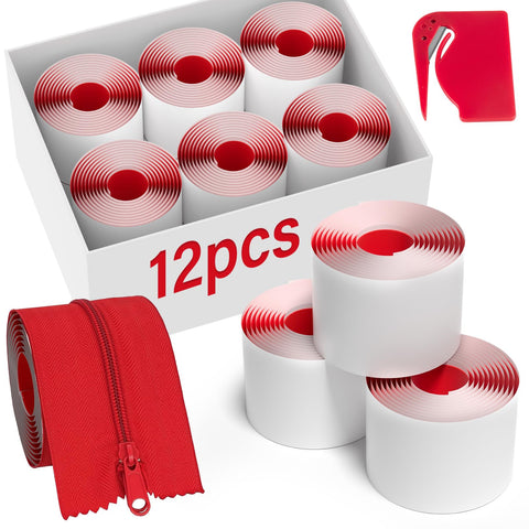 ANWEOR 12-pack heavy-duty zipper door for dust barriers: quick entry with cleaner work zones.