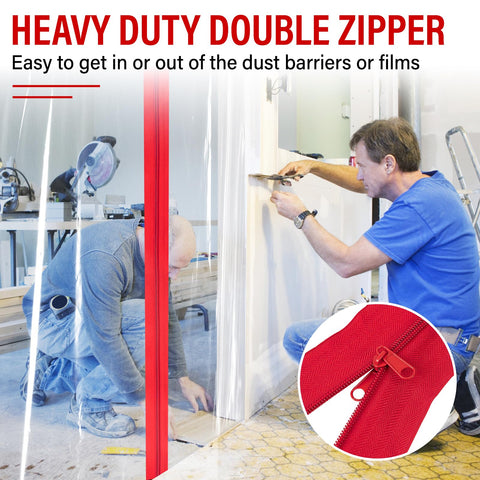ANWEOR nylon dust zipper with sturdy build resists dust and debris.