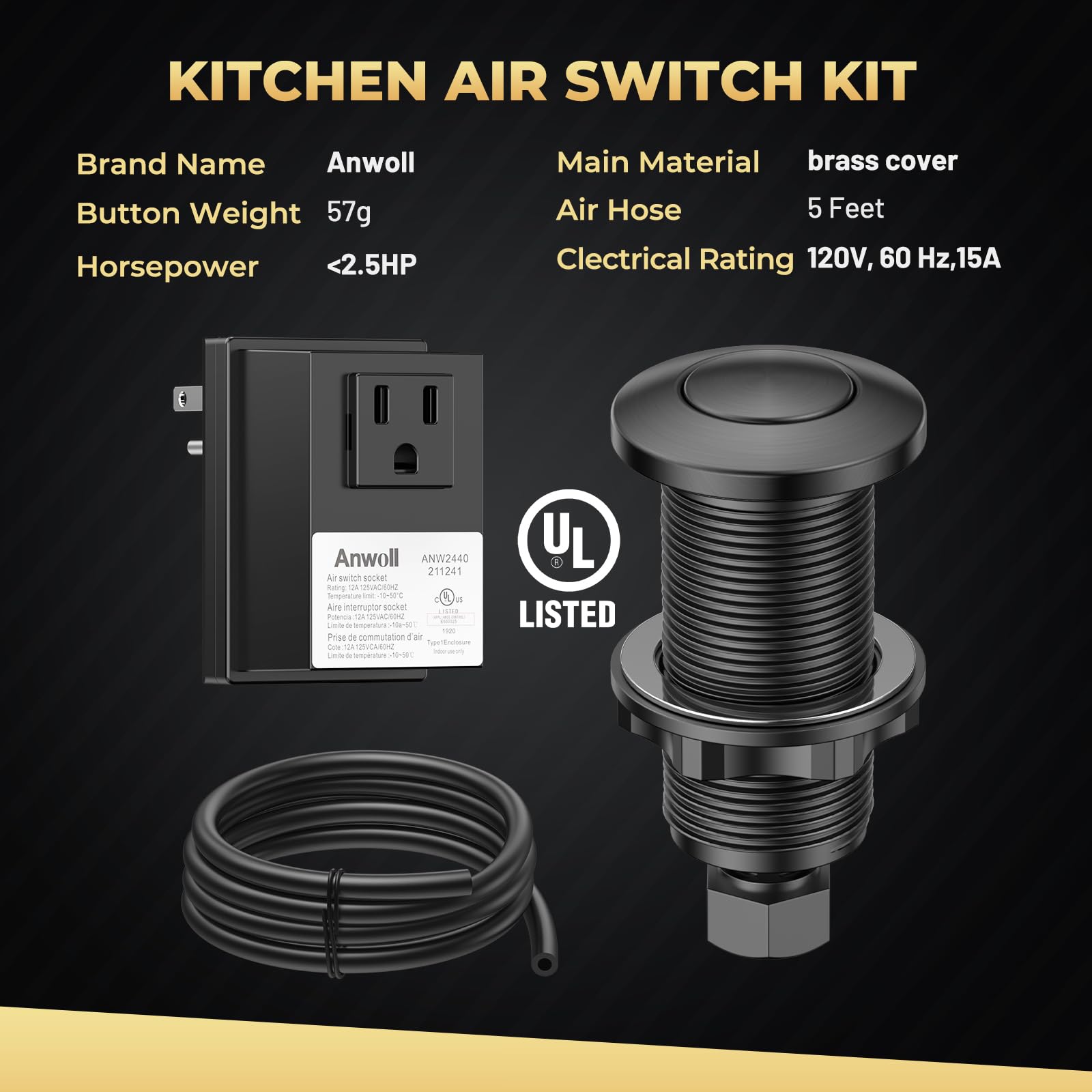 ANWOLL easy installation promises tool-free setup for quick DIY upgrades