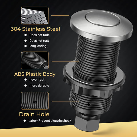 ANWOLL tool-free installation for quick setup on standard sink holes.