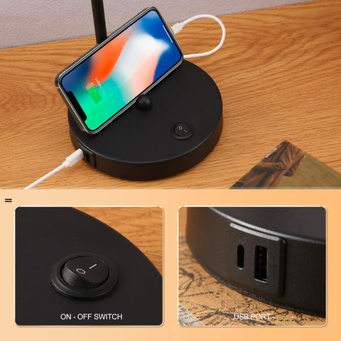 Anxingtools desk lamp base with rocker switch; easy one-touch control.