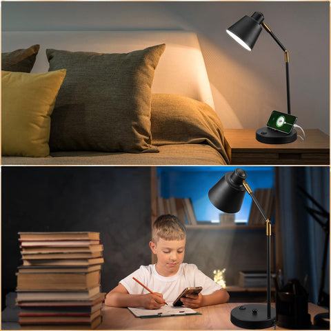 Anxingtools modern metal desk lamp; timeless design for any room.