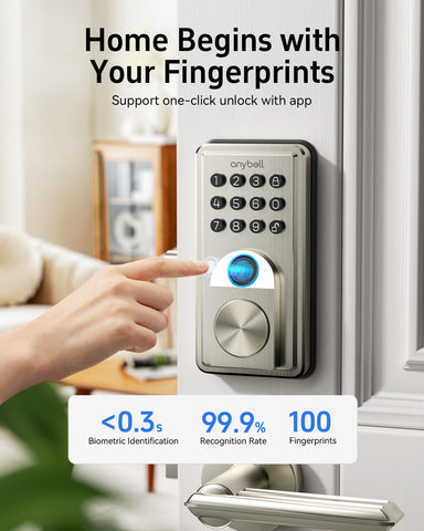 Anybell fingerprint sensor unlocks quickly for easy access