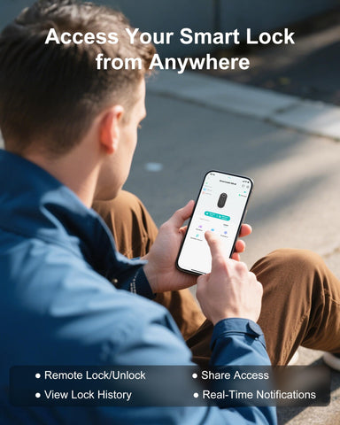Anyfirm WiFi Smart Lock IP65 weather resistance for all weather entry.