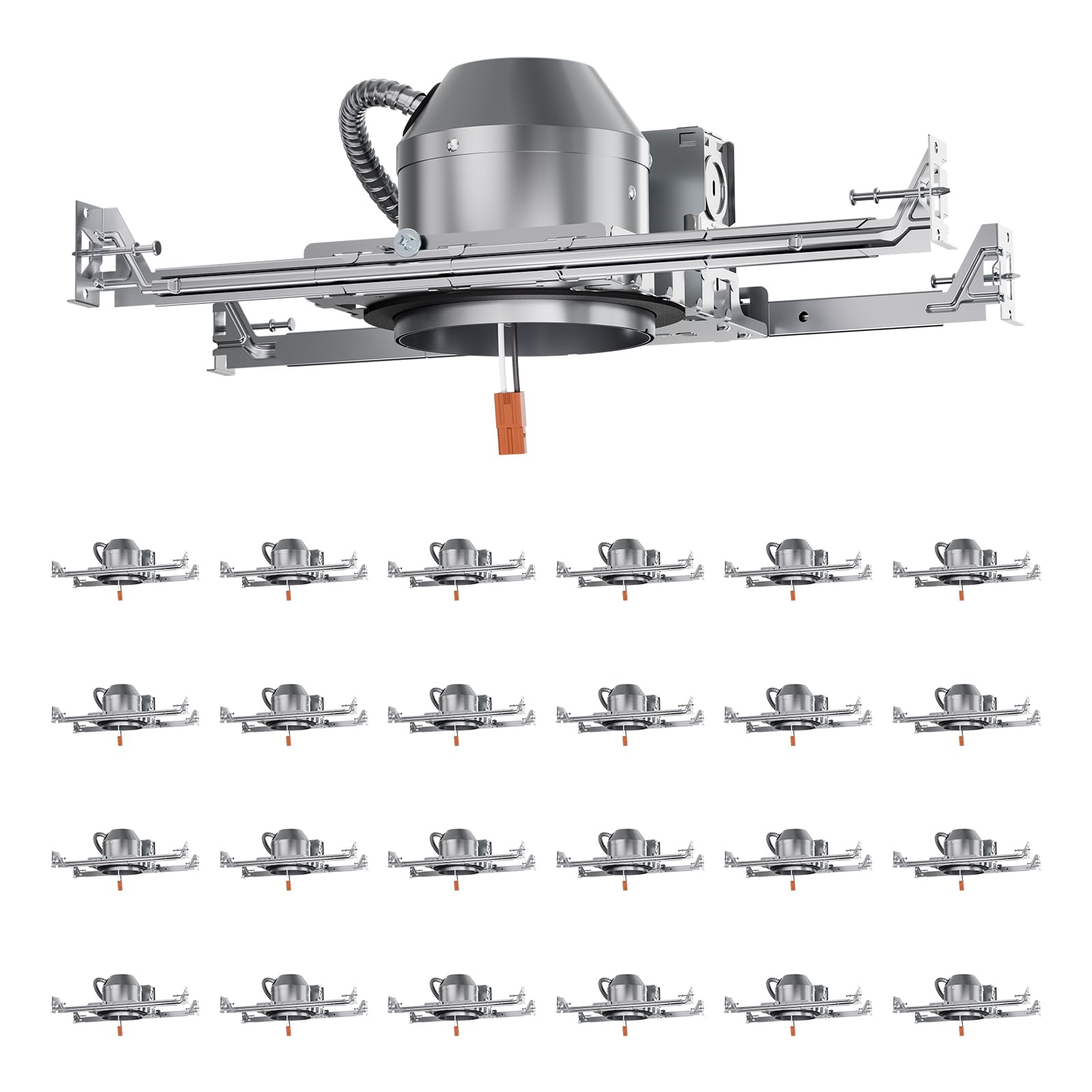 Anyhome 24-pack 4-inch recessed housing with TP24 connector for fast installation.