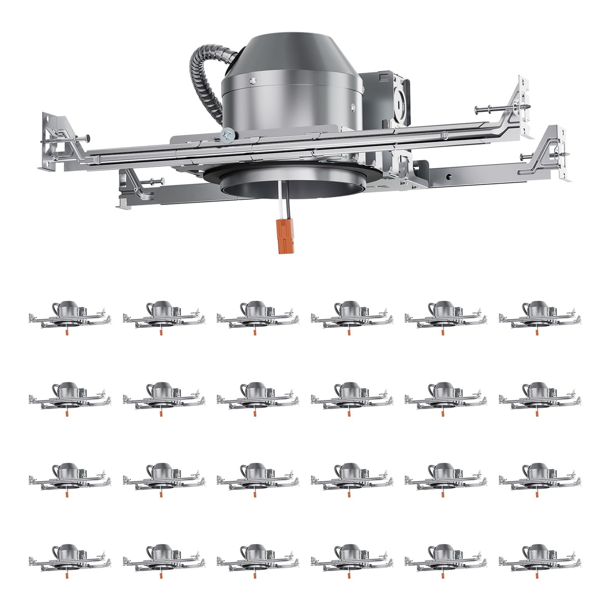 Anyhome 24-pack 4-inch recessed housing with TP24 connector for fast installation.