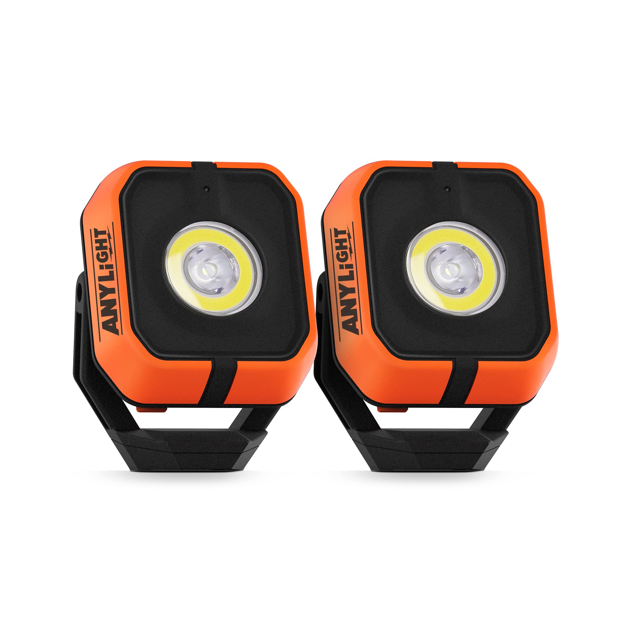 AnyLight LED work light 1200lm front view shows compact, portable design.