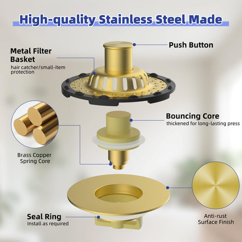 Durable metal filter basket designed for long‑lasting performance with Anylock.