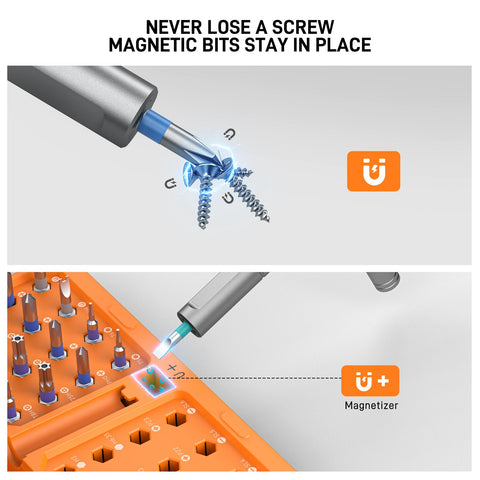 Anylot T-handle ratchet screwdriver with 58-tooth gear delivering smooth, low-effort torque