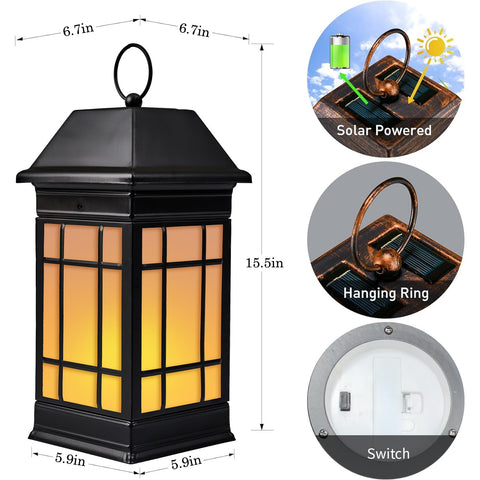 Anyperfect solar lantern with overcharge protection and waterproof design.