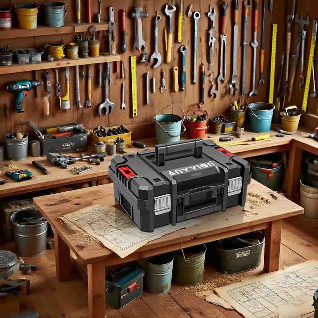Anyyion 17In toolbox stackable design enables modular storage