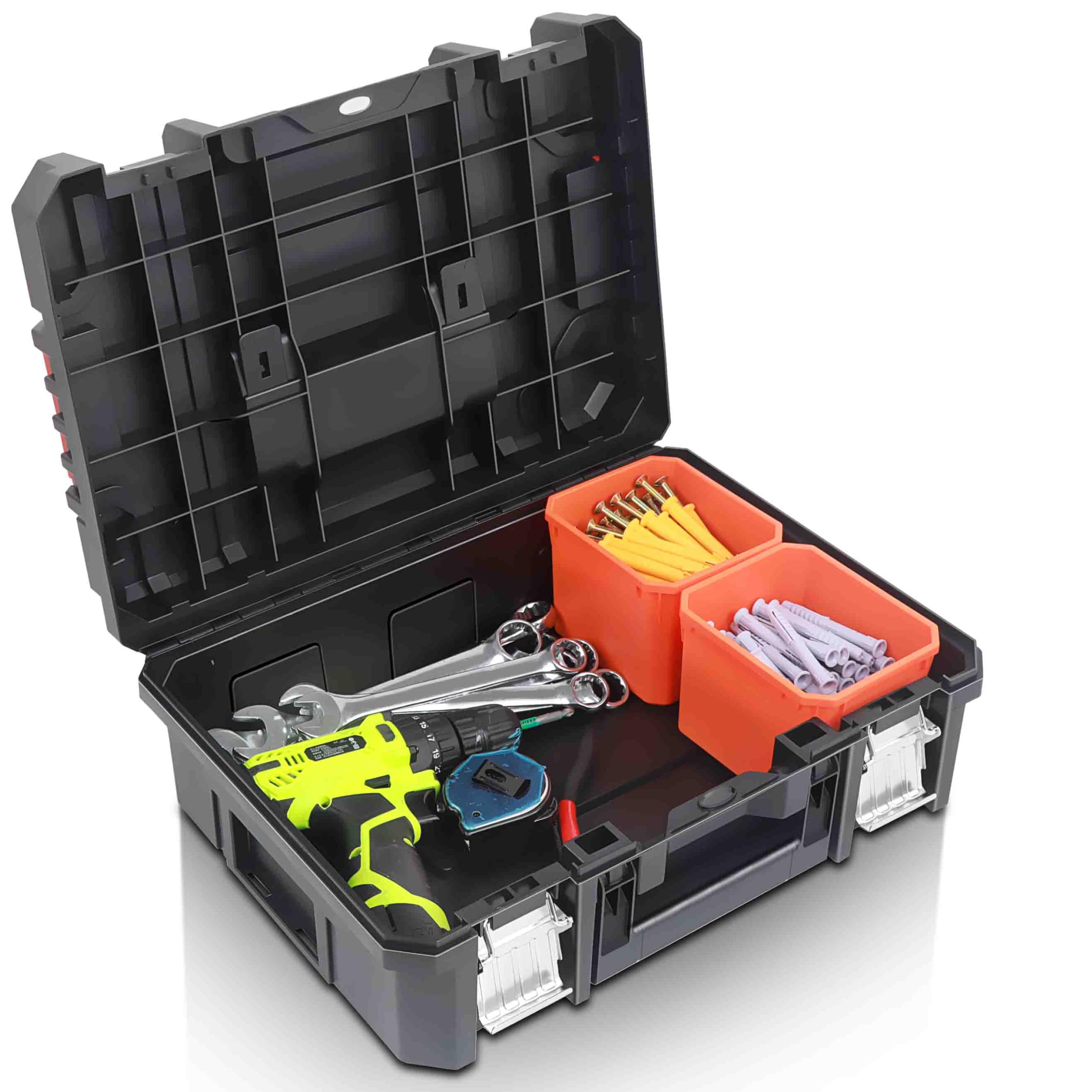 Anyyion 17In tool box steel latch adds security