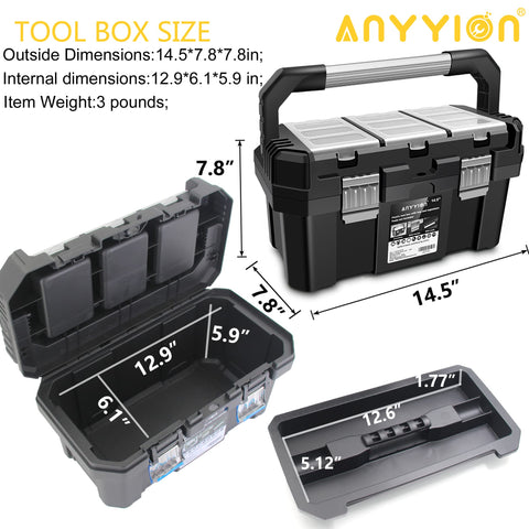 Anyyion interior organizer tray keeps tiny components sorted and easy to find.
