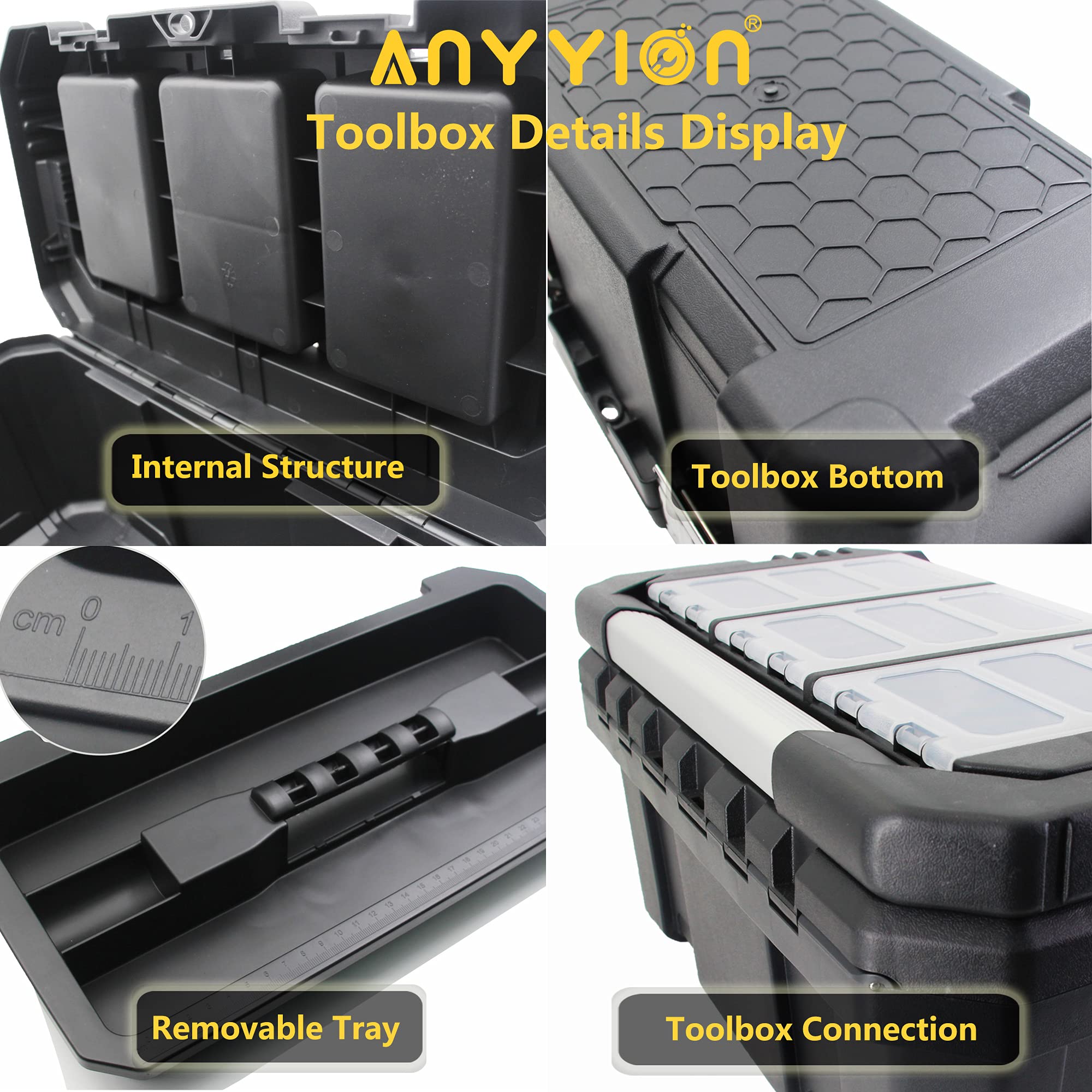 Anyyion portable storage design supports rugged travel between jobs.