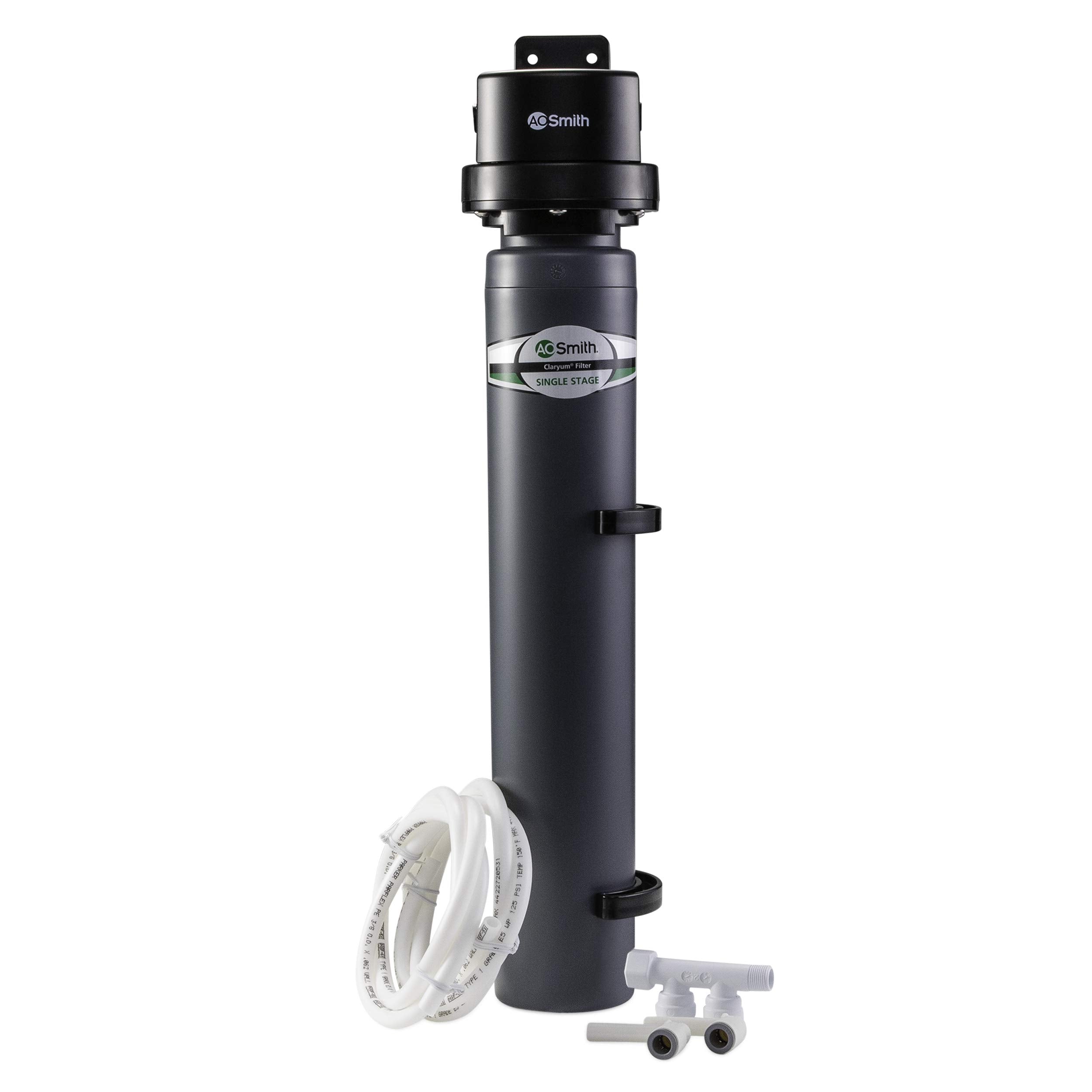AO Smith Advanced Direct Connect under-sink system shown for easy installation and potable water.