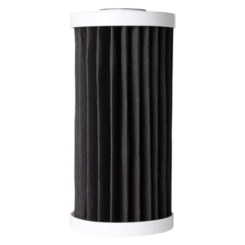 AO Smith 4.5x10 5-micron carbon filter for whole-house sediment reduction.