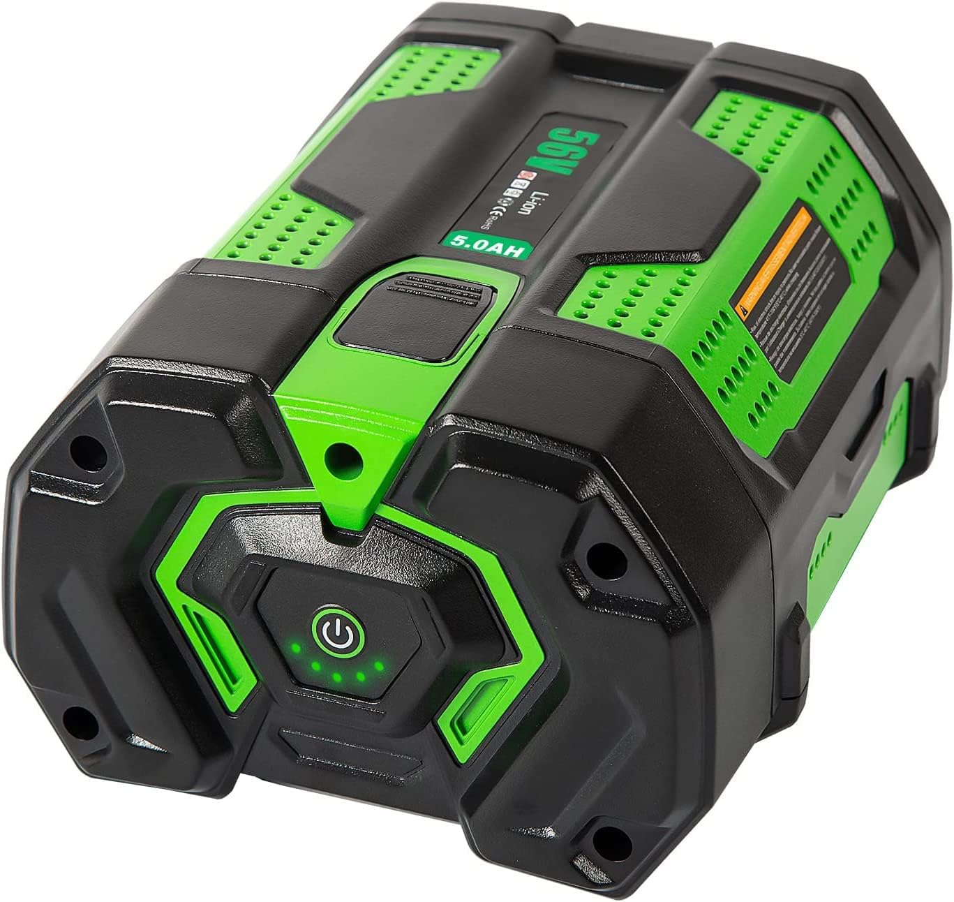 Aoasur 56V battery replacement front view showing compact design for easy handling.