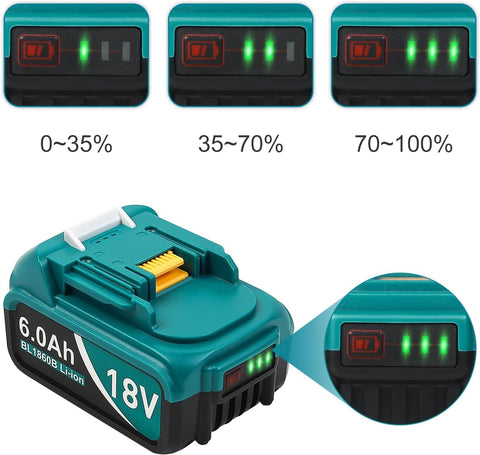 Aoasur 6.0Ah battery packaging emphasizes ready-to-use replacement