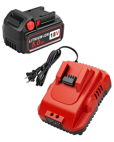 Aoasur Milwaukee 18V 5Ah battery provides longer runtime.
