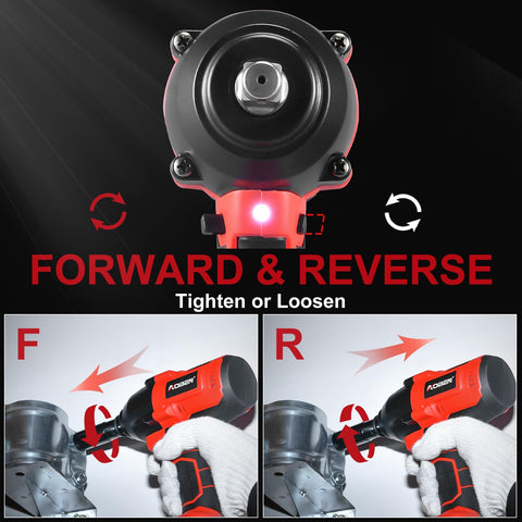 AOBEN brushless-motor design for efficient power and cooling.