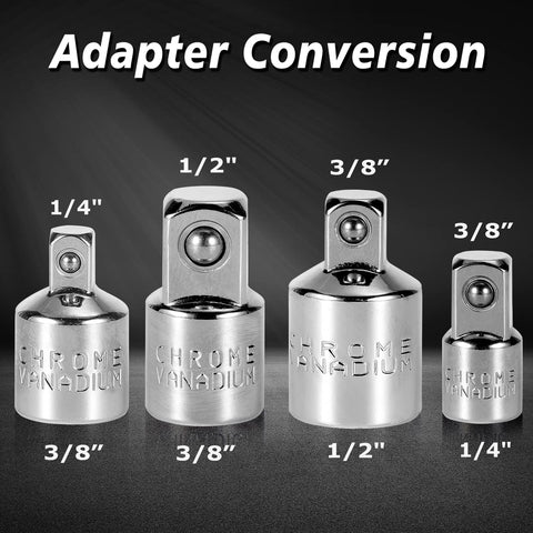 AOBEN sockets drive range from 1/4 to 1/2 inch for diverse jobs.