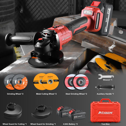 Full tool case with AOBEN kit keeps everything organized and ready