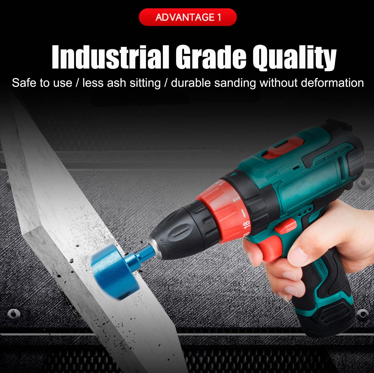 Aobvrey hole saws support wet and dry drilling options