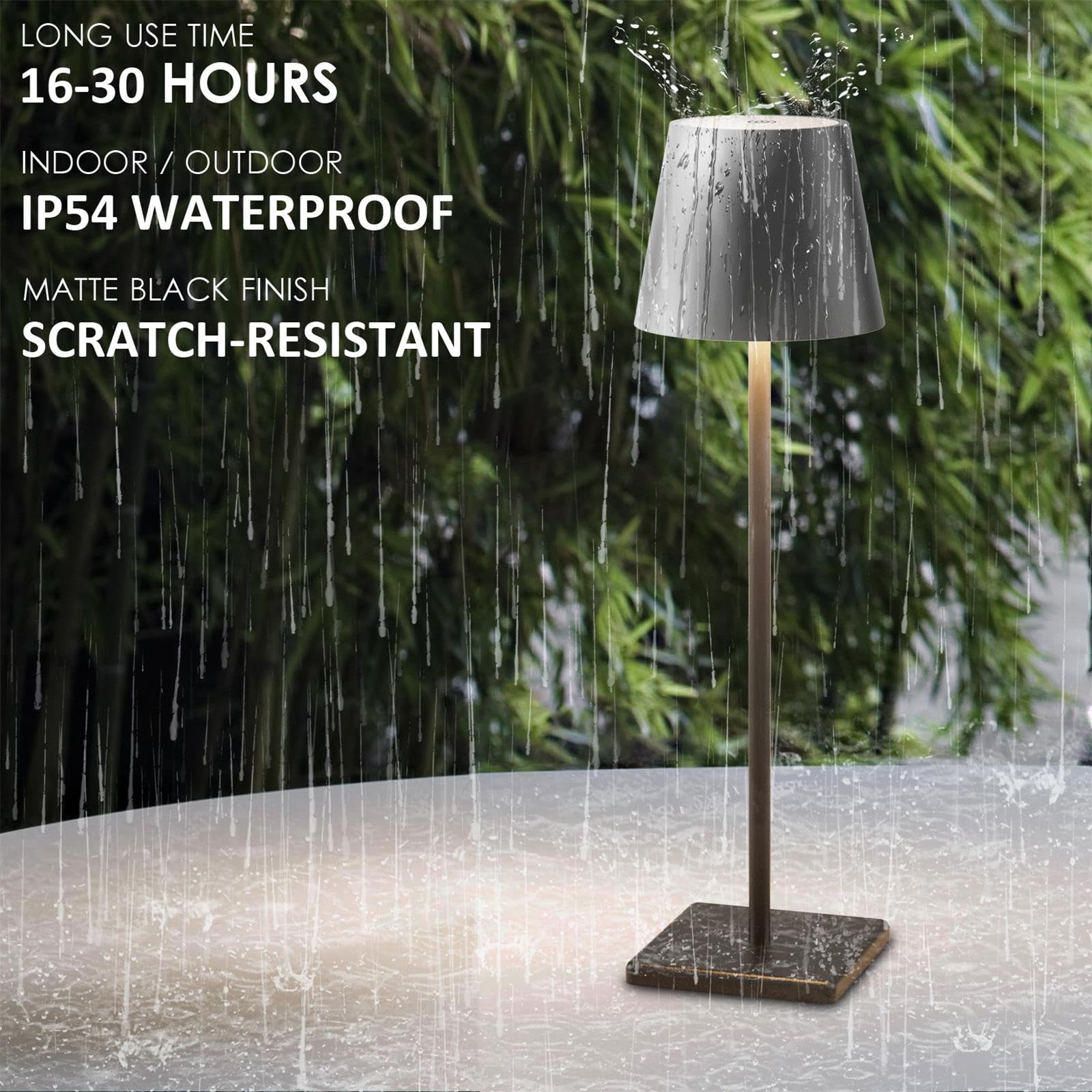 Aoceley indoor table lamp creates warm ambience for dining rooms and lounges.